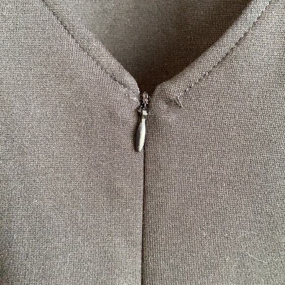 Eloquii Black paneled Short Sleeve Midi Career Dress 20 - Picture 4 of 8